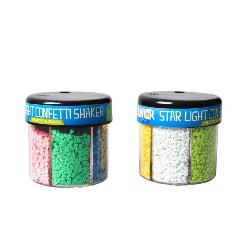 Glitter star light 116gr inimioare 6 culori / set 137856