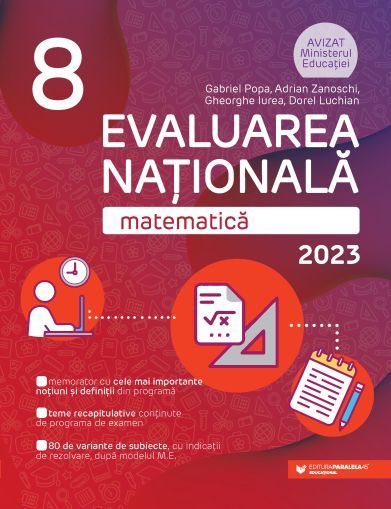 Evaluare nationala 2023 cls VIII matematica