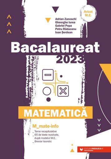Bac 2023 matematica mate-info