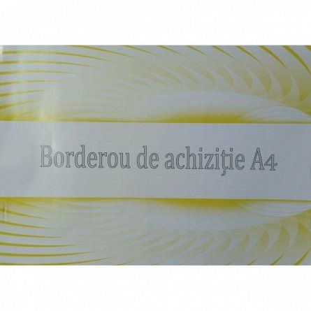 Borderou achizitii a4 color                                 