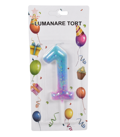 Lumanare aniversara l cifra 1 e2263