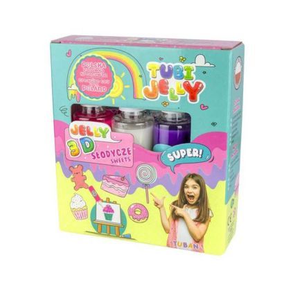 Set tubijelly,3 culori-dulciuri tu3317 tuban 30105