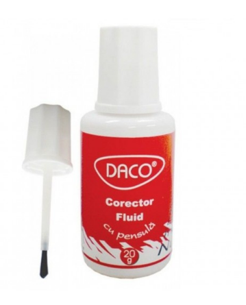 Corector fluid cu pensula daco cf001                        