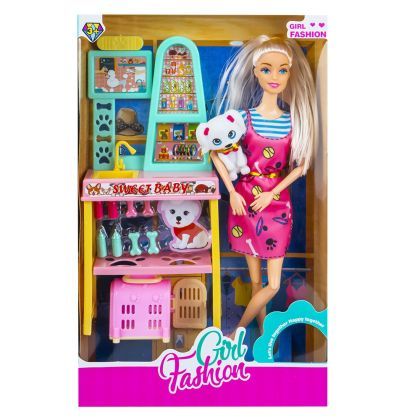 Papusa cu accesorii salon animale 8899h 34173