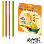 Creioane Color Triunghiulare 24 Culori SC176