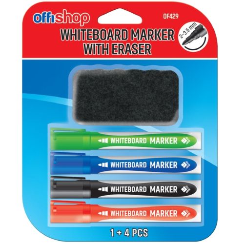 Marker whiteboard 4cul/set+burete of429                     