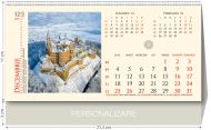Calendar birou castele 13 file 213x110mm ca143256