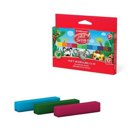 Plastilina erich moale cu aloe vera 12 cul 180gr 41779