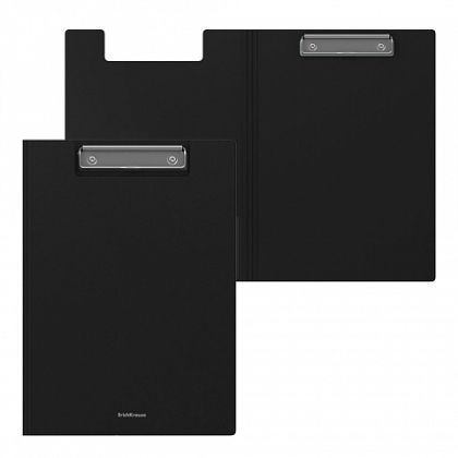 Clipboard a4 dublu buzunar interior negru erich 45981
