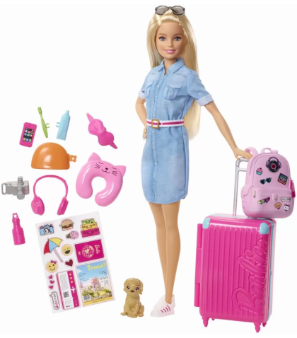 Brb barbie travel barbie fwv25