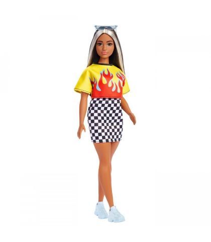 Papusa barbie fashionista bruneta  suv blonde mtfbr37_hbv13