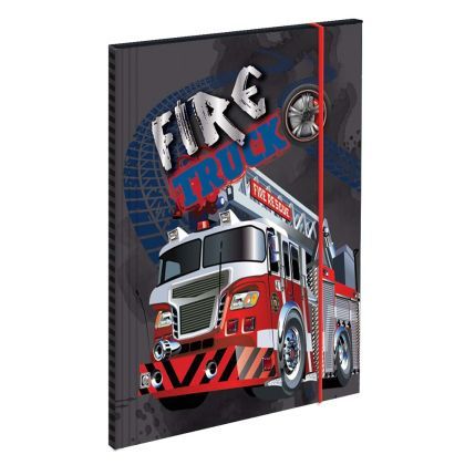 Mapa premium a4,elastic/holografic,fire truck sc1738 s-cool