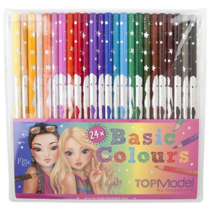 Tom set creioane color 24buc/set 1-6710