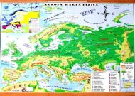 Harta de perete a Europei