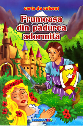 Frumoasa din padurea adormita carte  colorat b5