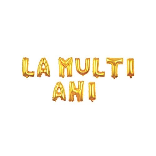 Set litere din aluminiu la multi ani 27341                  