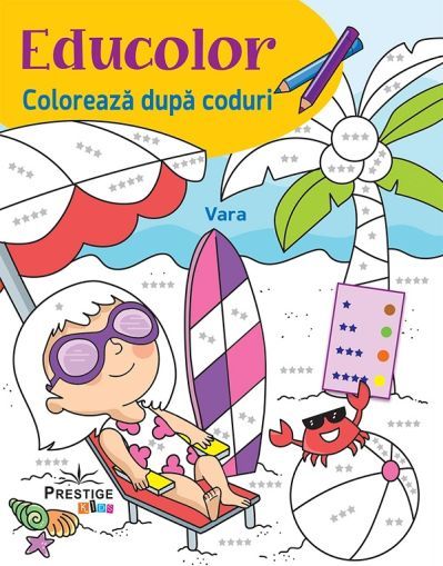 Educolor: Vara. Coloreaza dupa coduri