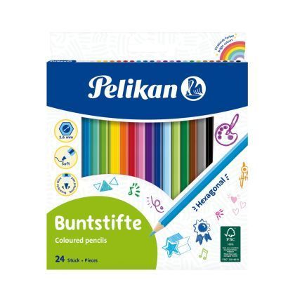 Creioane color lac 24cul pelikan 724013