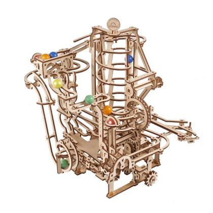 Model marble run spiral