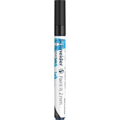 Marker vopsea acrilica paint-it 310 2mm schneider negru