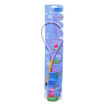 Set inel+solutie ptr baloane de sapun 250ml peppa pig tu3659