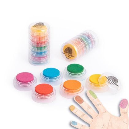 Set stampile pentru amprente 6 culori trendhaus 957047