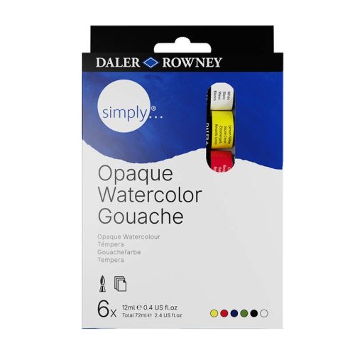 Set 6x12ml simply gouache fl126600006