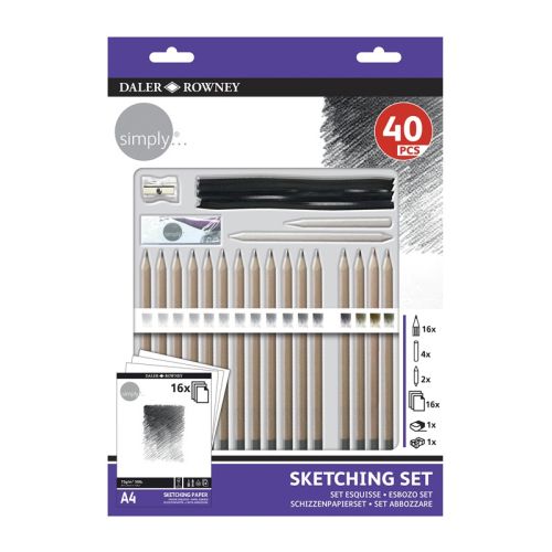 Set 40 piese simply sketching fl644500410