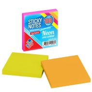Notes adeziv neon 75x75mm 100file/set of213                 