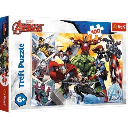 Puzzle trefl 100 marvel avenger puterea razbunatorilor 16431