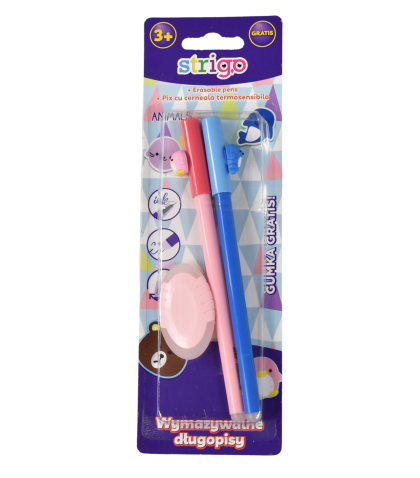 Set strigo 2 pixuri cerneala +radiera ssc153+ssc086