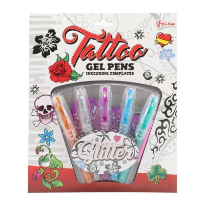 Pix pentru tatuaje cu gel 5buc/set toi-toys 45622a