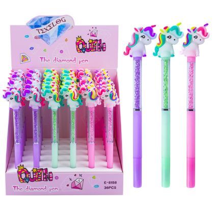 Pix cu gel si diamante unicorn e-8158