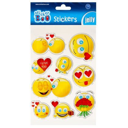 Stickere emoticon 15x25cm starpak 493720