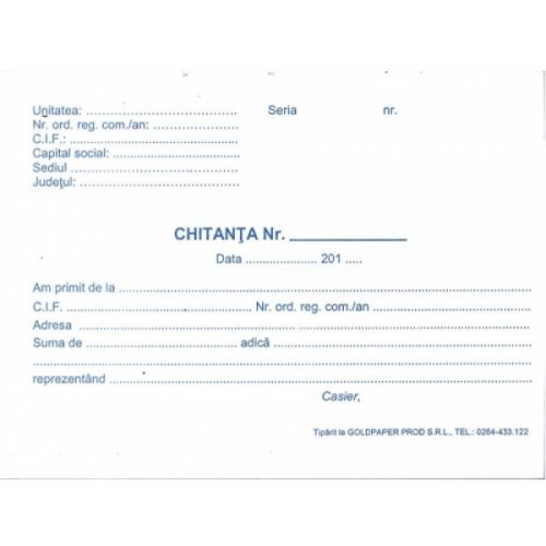 Chitantier 2exemp.100  file                                 