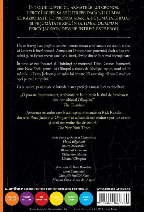 Percy Jackson si Olimpienii - Vol. 5 - Rick Riordan