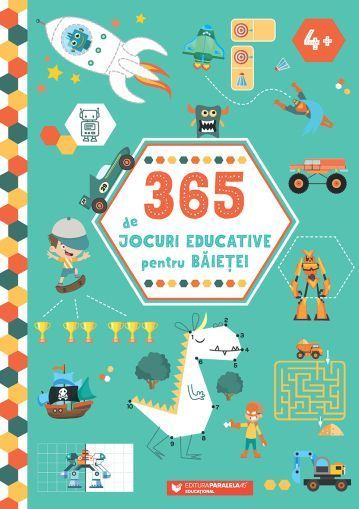 365 de jocuri educative pentru baietei 4+