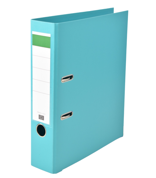 Biblioraft a4 pp/pp 75mm nn cul. Pastel turcoaz bib127