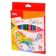 Creioane colorate 24 culori colorun deli dlec00320          