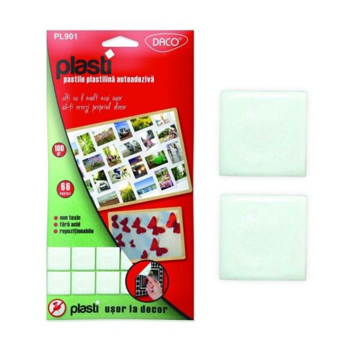 Pastile plastilina autoadeziva Plasti Daco