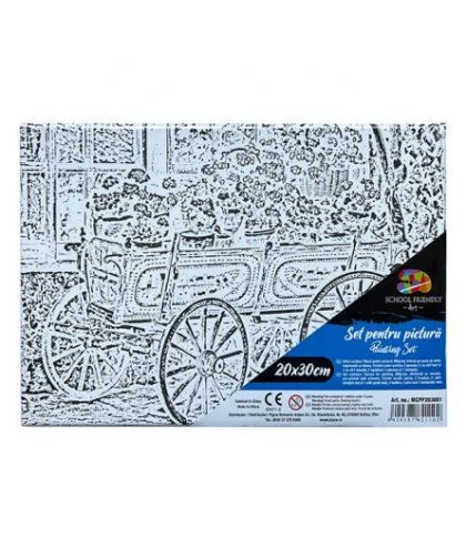Panza pred pe sasiu 20*30cm flori 2 sf art pigna mcpp203081