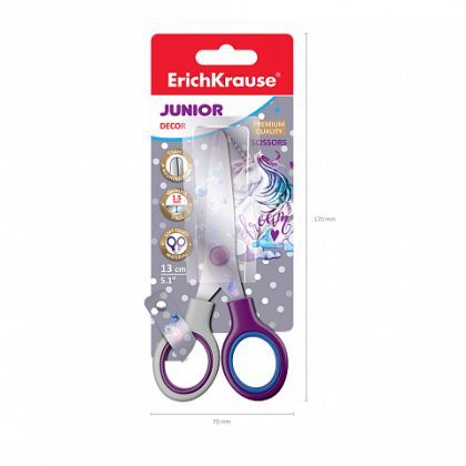 Foarfeca erichkrause junior decor unicorn 13cm erk053214