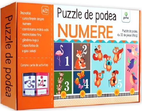 Puzzle de podea. Numere