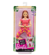 Papusa barbie made to move roscata mtftg80_gxf07