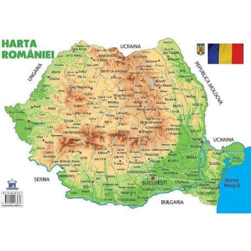 Plansa: Harta Romaniei