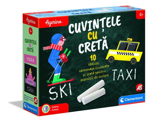 Joc educativ - Agerino - Cuvintele cu creta - Clementoni