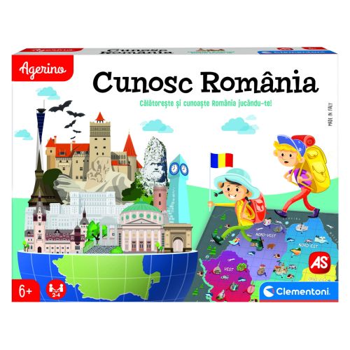 Joc educativ - Agerino - Cunosc Romania - Clementoni