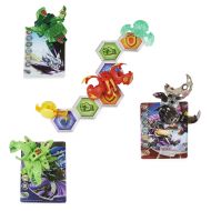 Set figurine - Bakugan S4 - Strike Pack - Dragonoid, Arcleon, Sectanoid si Nillious - Spin Master