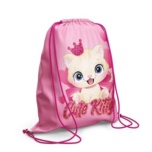 Sac sport cute kitty 46x35.5cm s-cool sc2135