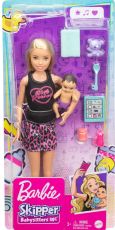 Papusa - Barbie Skipper First Job - Babysitter Blonda - Mattel